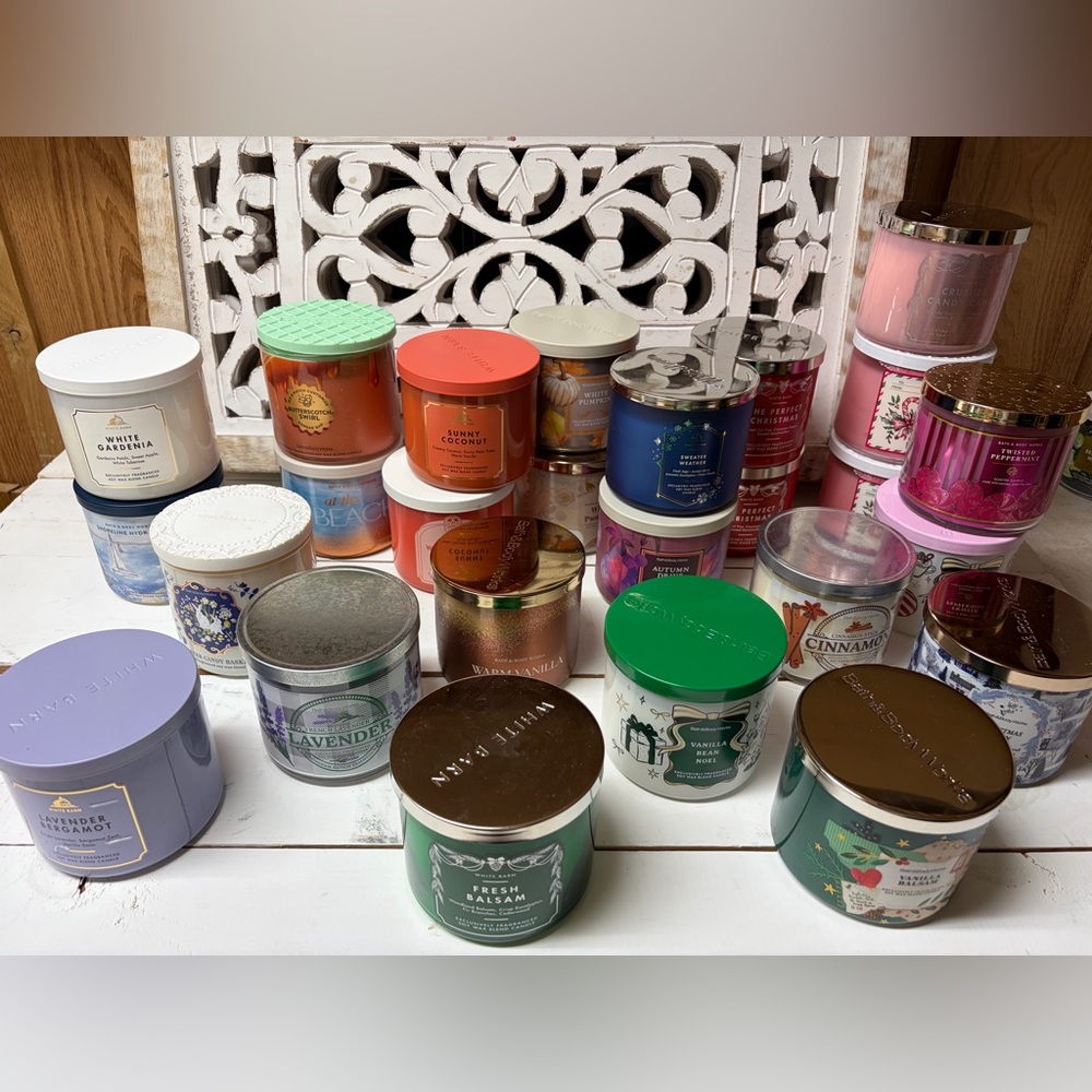 BBW 3 wick candles